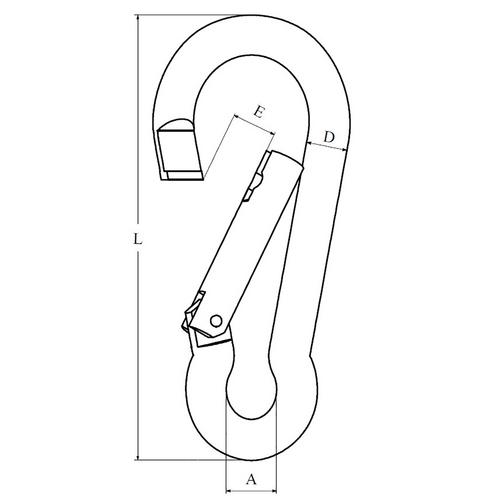 BRANDKÅRSHAKE 5X50MM RF